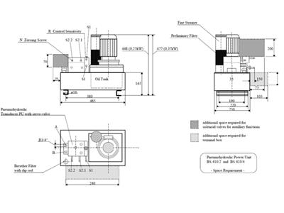 Actuateur pneumohydraulique.